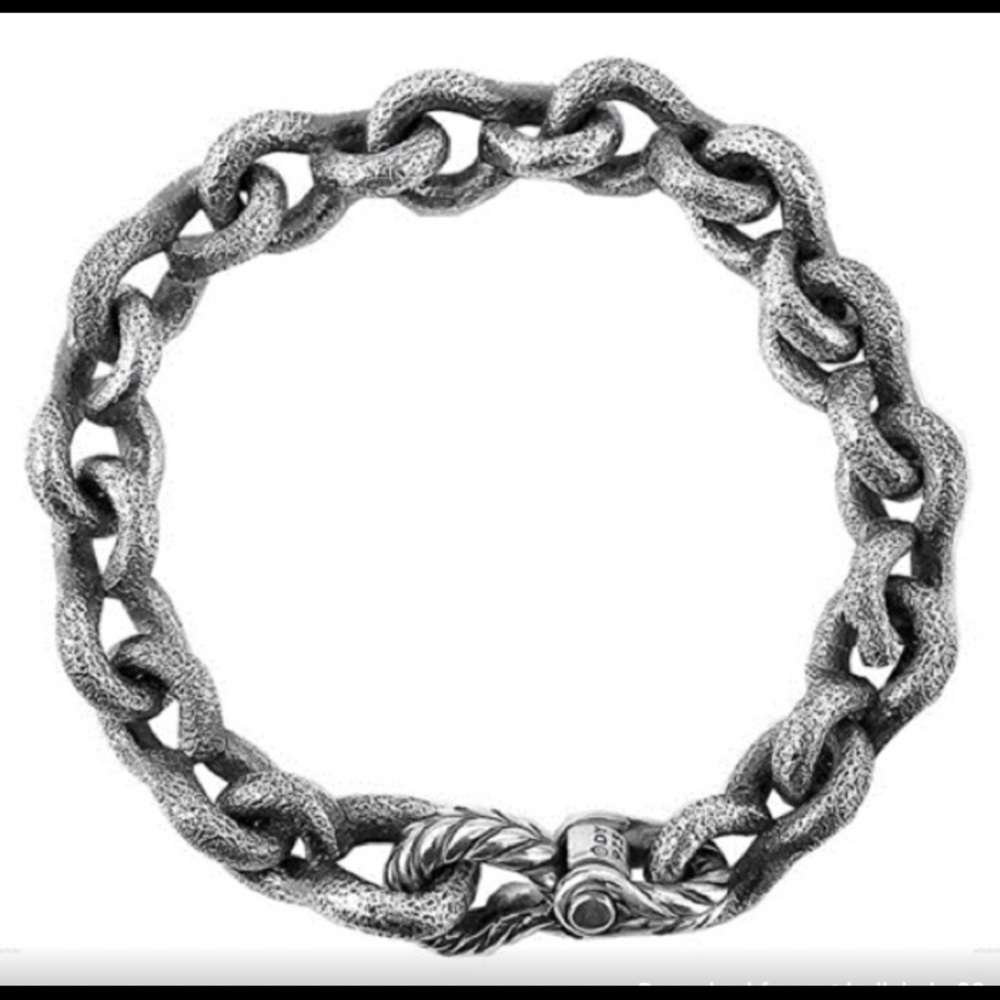 David Yurman 11MM Petrvs Men’s Sterling Bracelet